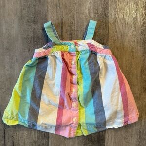 Baby Gap, baby girl striped dress, 3-6 months